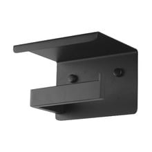 Nero Shelf Black Stainless Steel Toilet Paper Holder